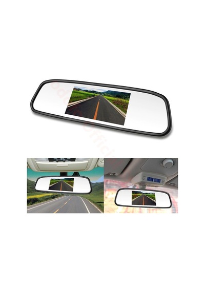 Geri Görüş Monitörü 4.3" Ekran Ayna Üzerine Geçmeli