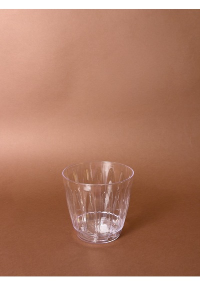 Şeffaf Orkide Saksısı No:2 / 1,5 Litre Kabartma Desenli 1,5 L