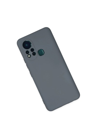 Cosmotex Newface İnfinix Hot 11s Kılıf Nano İçi Kadife Silikon - Gri