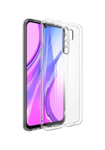 Gees Global Redmi 9 Kılıf Lüx Şeffaf Silikon - Şeffaf Gbzs