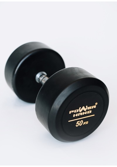 Powerhand 50 KG Kauçuk Kaplı Profesyonel Dambıl