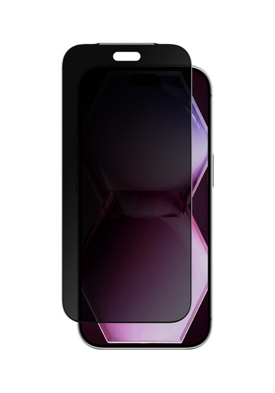 Apple iPhone Uyumlu 18 Pro Amazingthing Titan Privacy Parmak İzi Bırakmayan Temperli Cam Ekran Koruyucu Siyah
