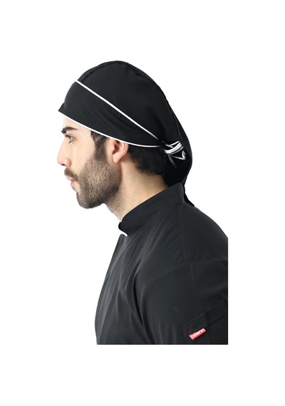 Kuyruklu Bone - Siyah-beyaz-12180 Siyah Beyaz
