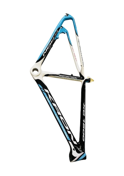 Kron Xc 1500 Modeli 26 Jant Karbon Kadro 26 Jant Carbon Bisiklet Gövdesi Siyah Mavi