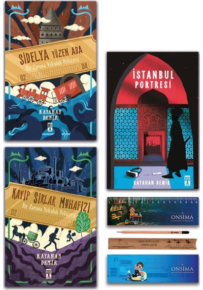 Genç Timaş Sidelya Yüzen Ada - Kayıp Sırlar Muhafızı - İstanbul Portresi Set 3 Kitap