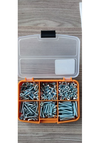 M4 Yhb Vida Somun Seti-480 Adet-metrik 4mm-boy 10-15-20-25-30 Mm