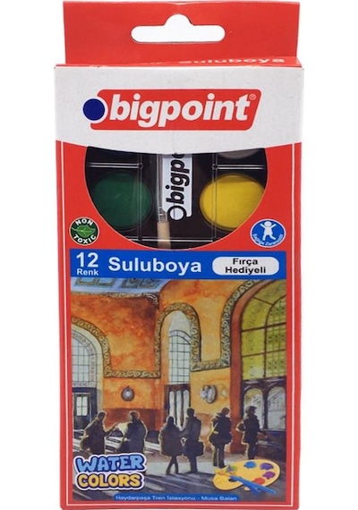 Bigpoint 12'li Sulu Boya Seti