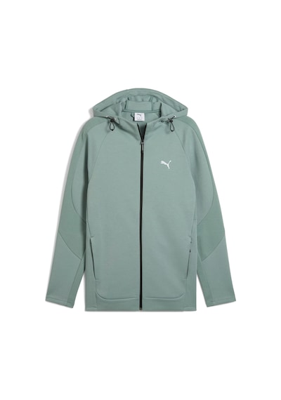 Puma Evostrıpe Erkek Tam Fermuarlı Kapüşonlu Ceket 684613 30 Yeşil