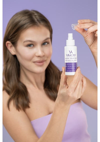 Volkan Ates Natural & Beauty Lavanta Yağlı & Beyaz Orkide Misk Kokulu Ayak Koku Giderici Sprey 100 ML