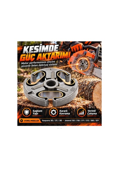 Algaride Husqvarna 365 372 385 Jonsered 2165 2171 2172 2065 2071 Uyumlu Motorlu Testere Debriyaj Balatası