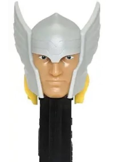 Pez Dispenser Marvel Thor Meyve Aromalı Şekerleme Makinesi Ve Şekerleme Yedekleri