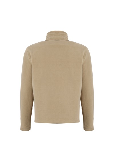 Discovery Expedition D5wm-swt3300 Bej Fermuarlı Basic Erkek Polar Sweatshırt