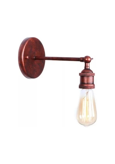 Mylight Retro Bakır Eskitme Mafsalı Aplik Siyah