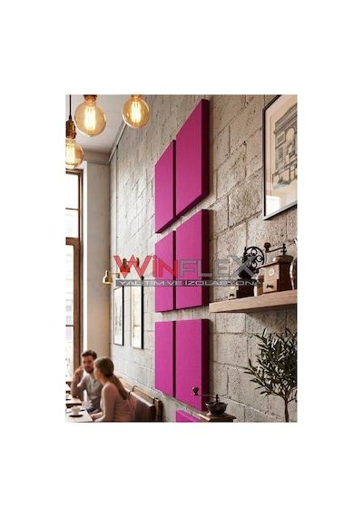 Winflex Akustik Kumaş Panel 60x60 Cm Fuşya