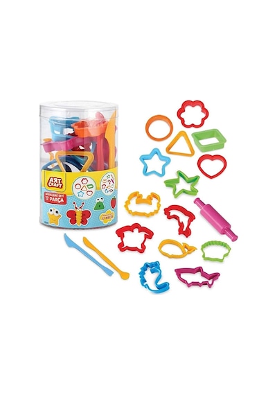 Art Craft İnsan Figürü Seti Oyun Hamuru 150 gr +17 Parça Hamur K