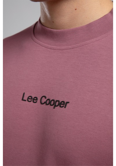 Lee Cooper Dorres Erkek O Yaka Sweatshirt Gül Kurusu-21006 Gül Kurusu