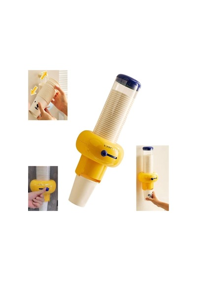 Sn-29919 Kendinden Yapışkanlı Plastik - Karton Bardak Tutucu Dispenseri