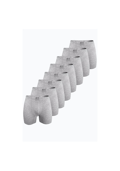 Malabadi Erkek Gri 8 Li Premium Collection Modal Uzun Boxer 8m250 Gri