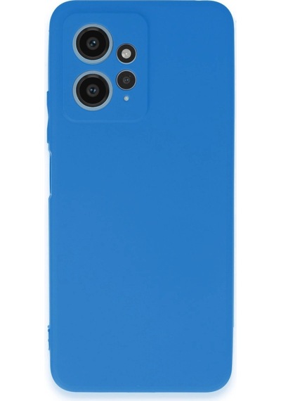 Redmi Note 12 4g Kılıf First Silikon - Mavi Çok Renkli