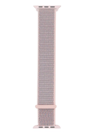Effox Watch Ultra 49mm Kordon Band-03 Serisi Hasır Strap Kayış-pembe Açık