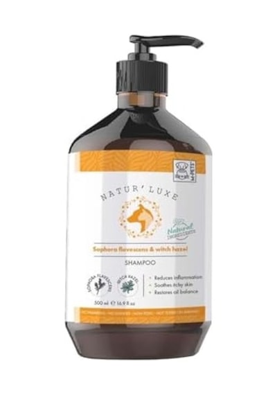 M-pets Naturluxe Köpek Şampuanı Saphora Flavescens Ve Witch Hazel 500 Ml