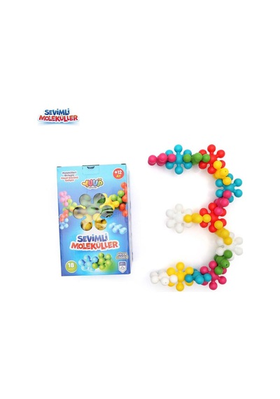 Eğitici Ve Eğlenceli Sevimli Moleküller - 18 Parça 65542784