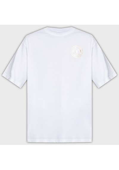 Versace Jeans Couture Erkek T Shirt 76gaht03 Cj00t G03 Beyaz