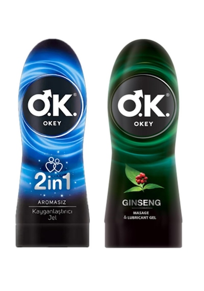 Okey Ginseng + 2in1 Masaj Jeli 2 x 200 ML