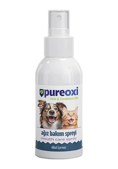 Pure Oxi Kedi Ve Köpek Ağız Bakım Spreyi 100 Ml