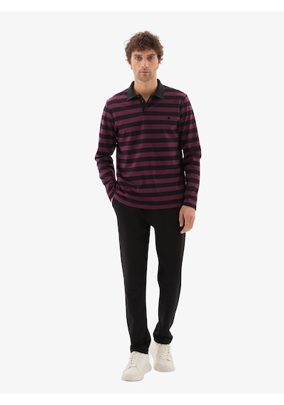 Erkek Polo Yaka T-shirt 40810 - Siyah Siyah