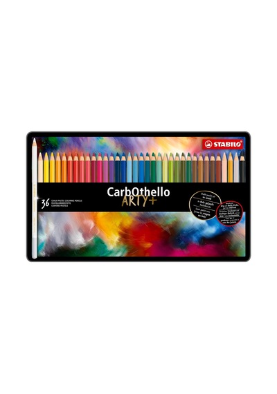 Carbothello - Kuru Boya Kalemi - 36'li Metal Kutu - Çeşitli Pastel Renkler Genel