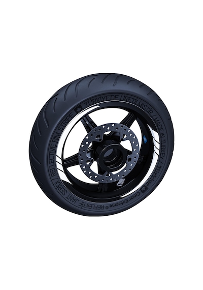 Floresan Beyaz Moto GP İç Jant Şeridi Sticker Çınar Extreme