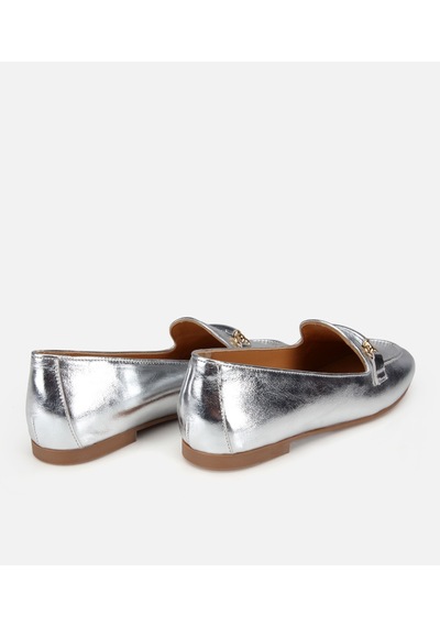 Hotiç Kadın Deri Lame Metalik Klasik Loafer 01ayh321350a210 01ayh321350a210