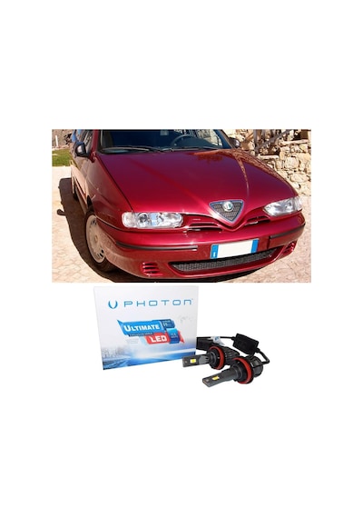 Alfa Romeo 146 Led Xenon Kısa Far Ampulü H1 Ultimate Yeni Seri Beyaz