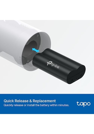 Tapo Tp-link A100, Bataryalı Kameralar İçin Şarj Edilebilir Yedek Batarya