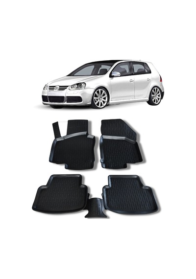 Volkswagen Golf 5 Paspas 2004 - 2008 Arası 3D Havuzlu Wöller Paspas