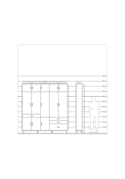Arges Dolap 8 Raflı 4 Çekmeceli 3 Askılı 220x30x243 Antrasit-antrasit/antrasit Antrasıt/antrasıt Arges Dolap 8 Raflı 4 Çekmeceli 3 Askılı 220x30x243 Antrasit-antrasit/antrasit Antrasıt/antrasıt