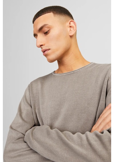 Jack & Jones Jjeleo Erkek Kazak Kahverengi