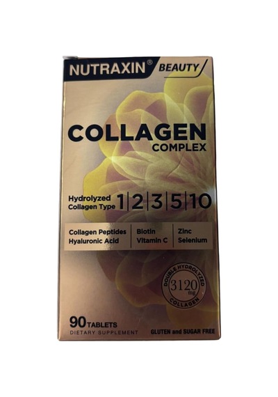 Beauty Collagen Complex 90 Tablet, Tip 1-2-3-5-10 Hidrolize Kolajen, Kolajen Peptitleri, Hyaluronik Asit, Biotin, Çinko, Selenyum