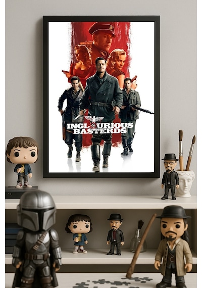Soysuzlar Çetesi Siyah Ahşap Çerçeveli Poster, Dekoratif Film Duvar Tablosu