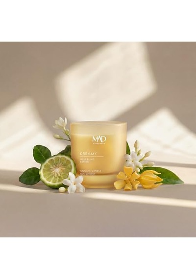 Mad Wellbeing Dreamy 200 Gr Kokulu Mum Yumuşak, Sakin Ve Huzur Veren Mum Mood Scentz Teknolojisi İle Ferahlatıcı 50 x 22 Mad Wellbeing Dreamy 200 Gr Kokulu Mum Yumuşak, Sakin Ve Huzur Veren Mum Mood Scentz Teknolojisi İle Ferahlatıcı 50 x 22