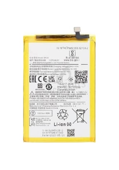 Xiaomi Poco C55 Bn5k İle Uyumlu A+ Kalite Pil Batarya