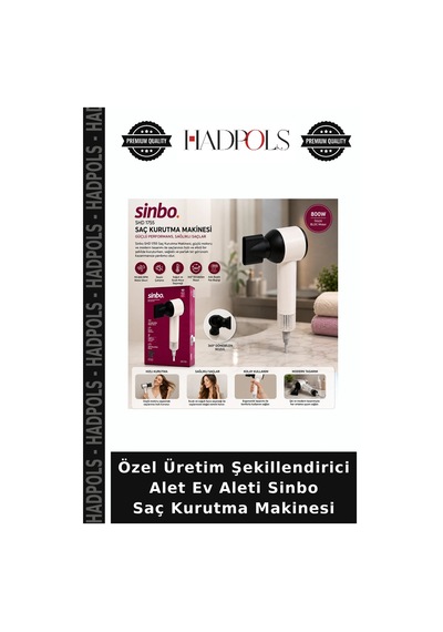 Özel Üretim Şekillendirici Alet Ev Aleti Sinbo Saç Kurutma Makinesi
