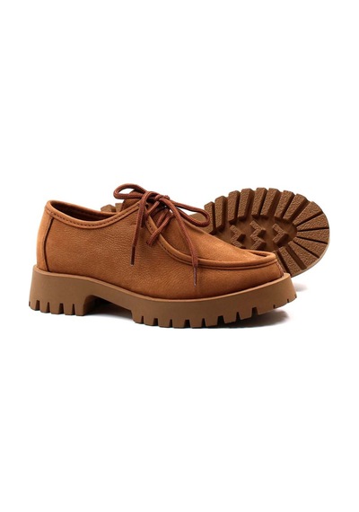 Fast Step Hakiki Deri Kadın Casual Ayakkabı 581za2847 taba