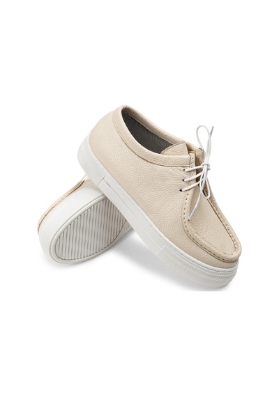 Deery Hakiki Deri Bej Sneaker Kadın Ayakkabı - Z1682zbejc01 Bej