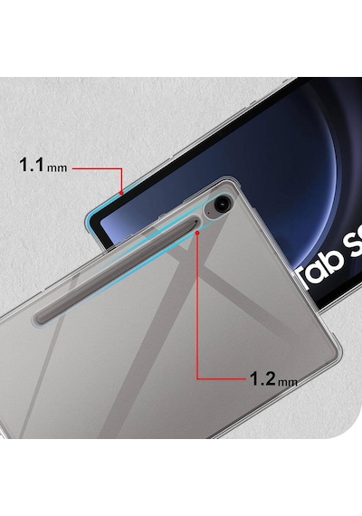 Galaxy Tab S10 Fe Kılıf Zore Tablet Süper Silikon Kapak Arka Kapak