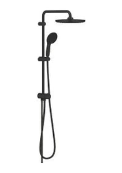 Grohe Tempesta System 250 Duş Sistemi Mat Siyah - 269802431 Krom
