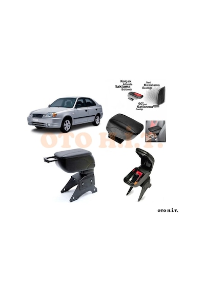 Hyundai Accent Admire Uyumlu Kol Dayama Ve Kolçak Sürgülü
