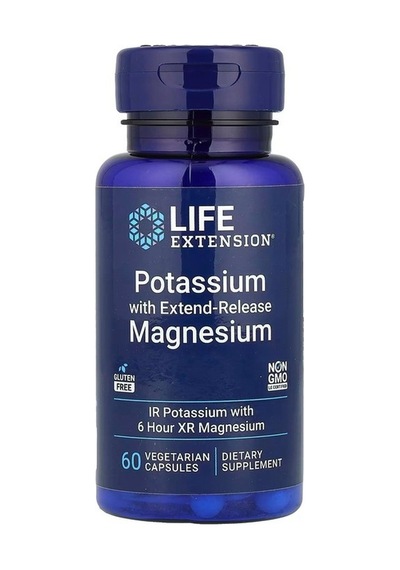 Potassium With Extend-release Magnesium, 60 Vegetarian Capsules