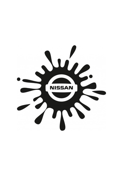 Nissan Boya Sıçraması Görünümü Araba Stickerı 15Cm 2 Adet